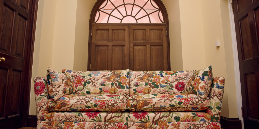 Luxurious-bespoke-Turin-Delcor-sofas-handcrafted in Britain-available in two and half seater-three-seater-four- seater. Extensive fabric selection-over 10,000 options-including plush velvets-fine leathers-diverse patterned or plain fabrics-colour palette including, red, green, black, white, grey blue, purple, yellow, cream and more.