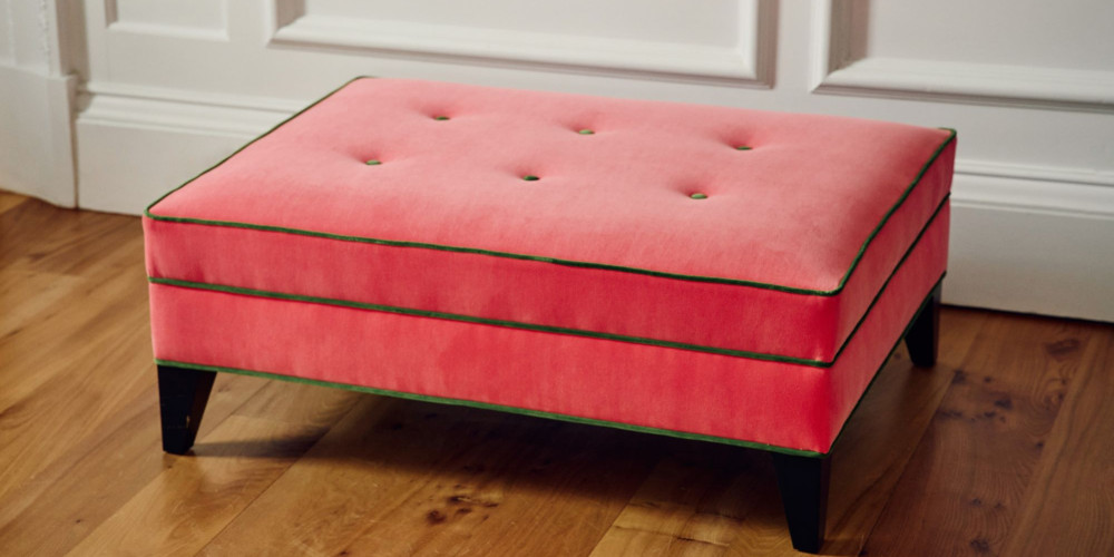 Monaco footstool by Delcor.