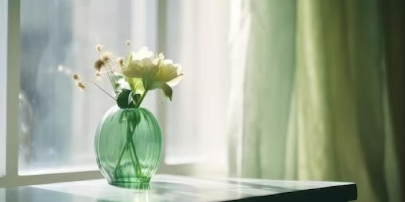 a serene image of a flower