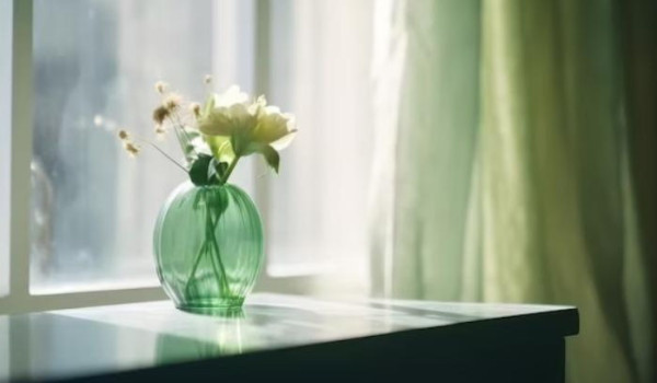 a serene image of a flower